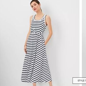 Ann Taylor Weekend Trapeze Maxi Dress